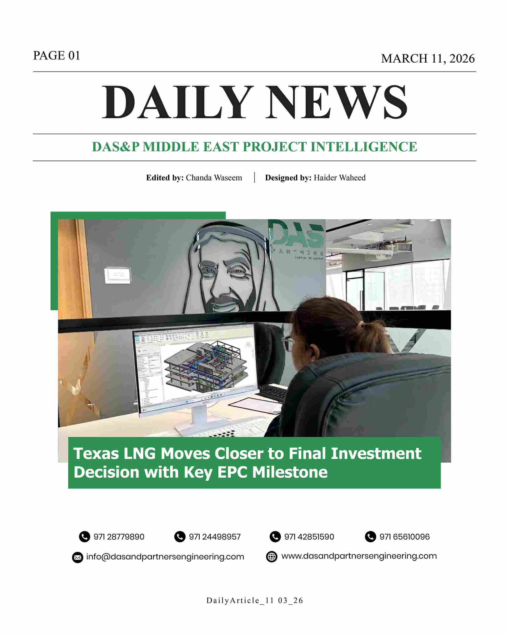 Daily News with DAS&P - 11th Mar 2026