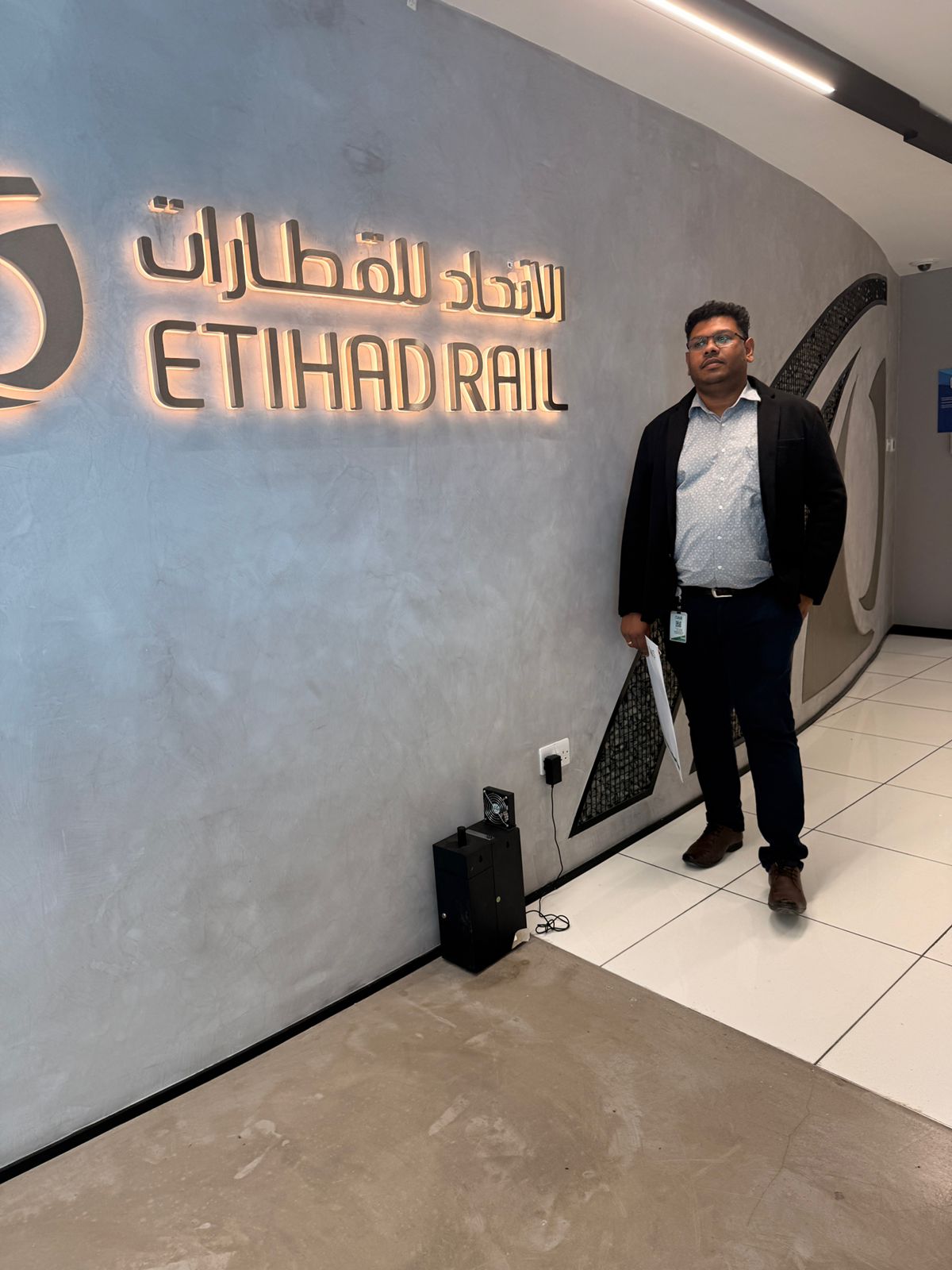 Project signing with the Etihad Rails