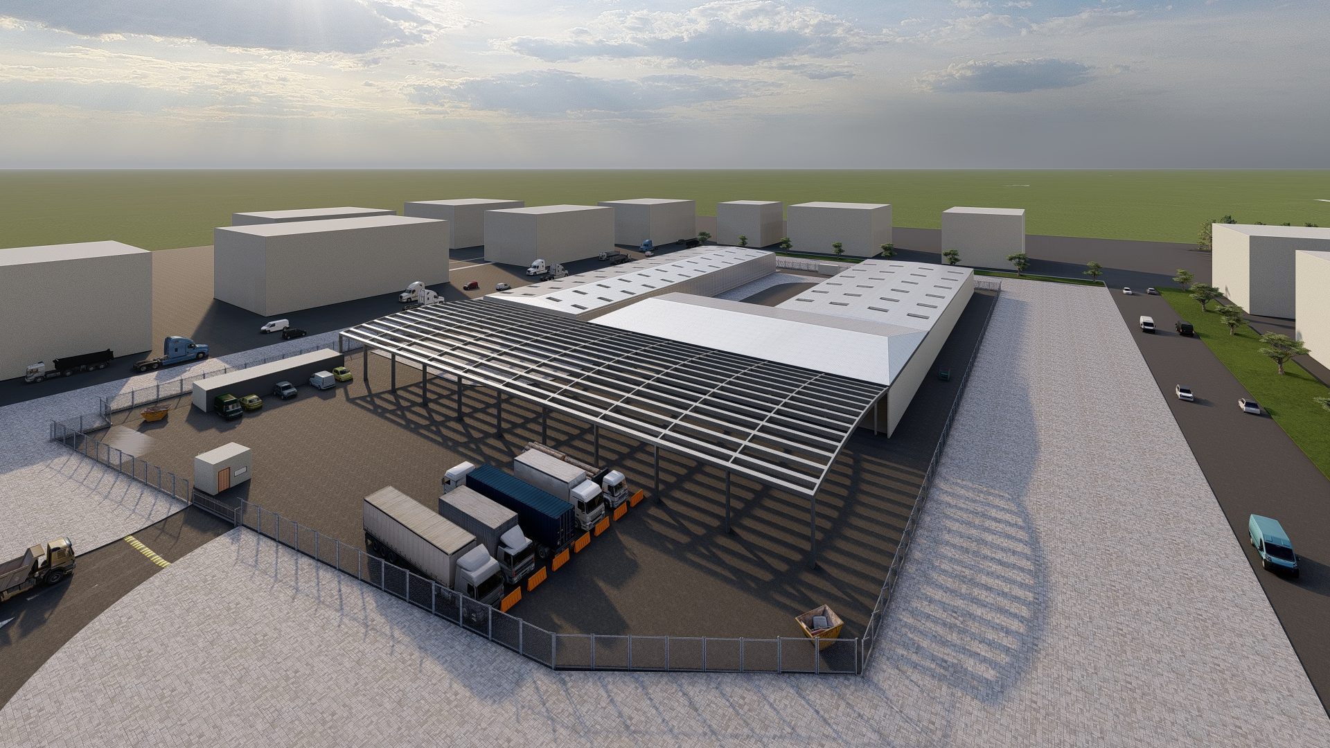 Project 19 - ROOFTOP SOLAR PV PLAN Main View