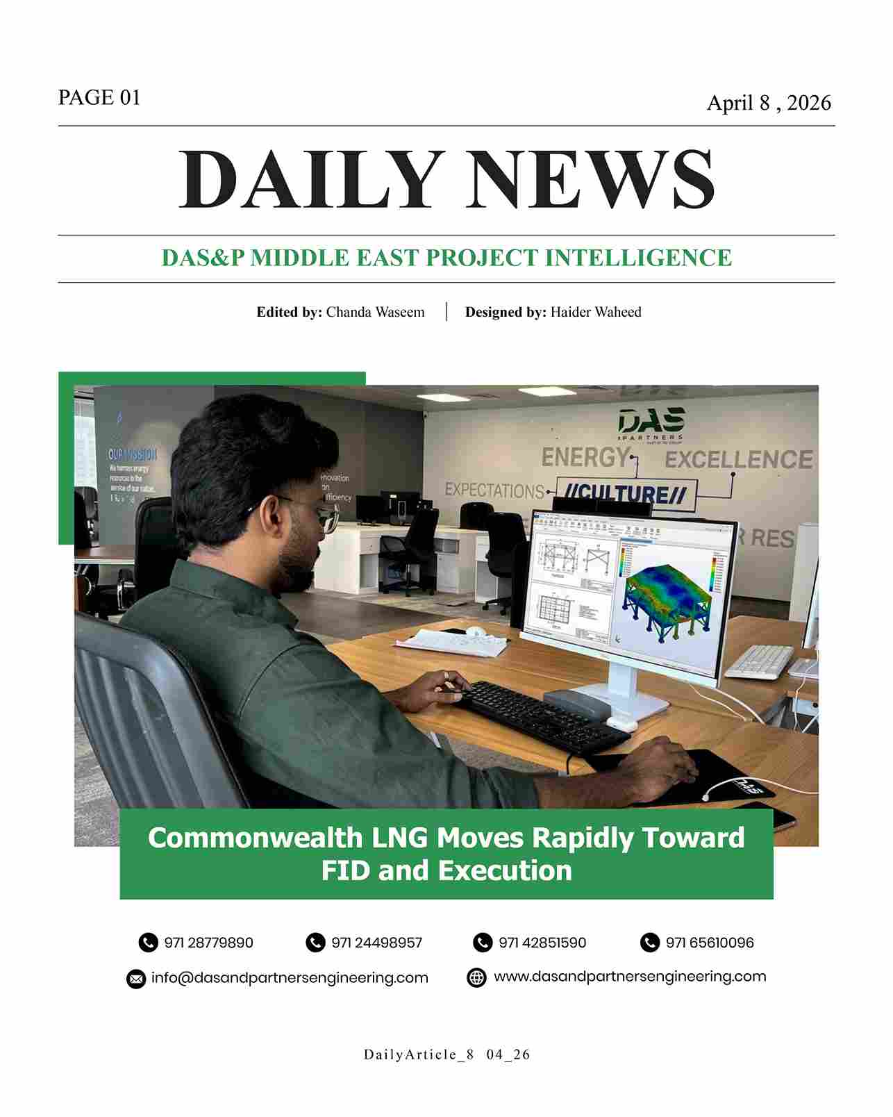 Daily News with DAS&P - 8th Apr 2026