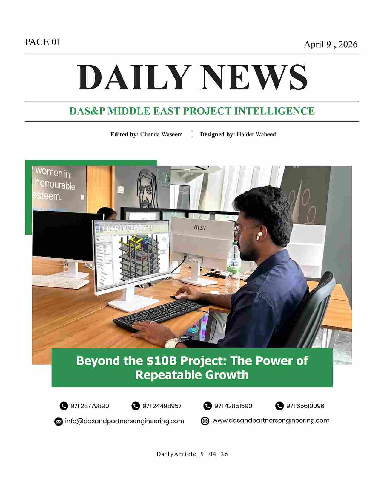 Daily News with DAS&P - 9th Apr 2026