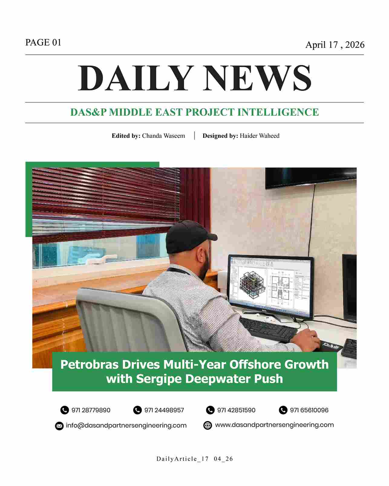Daily News with DAS&P - 17th Apr 2026