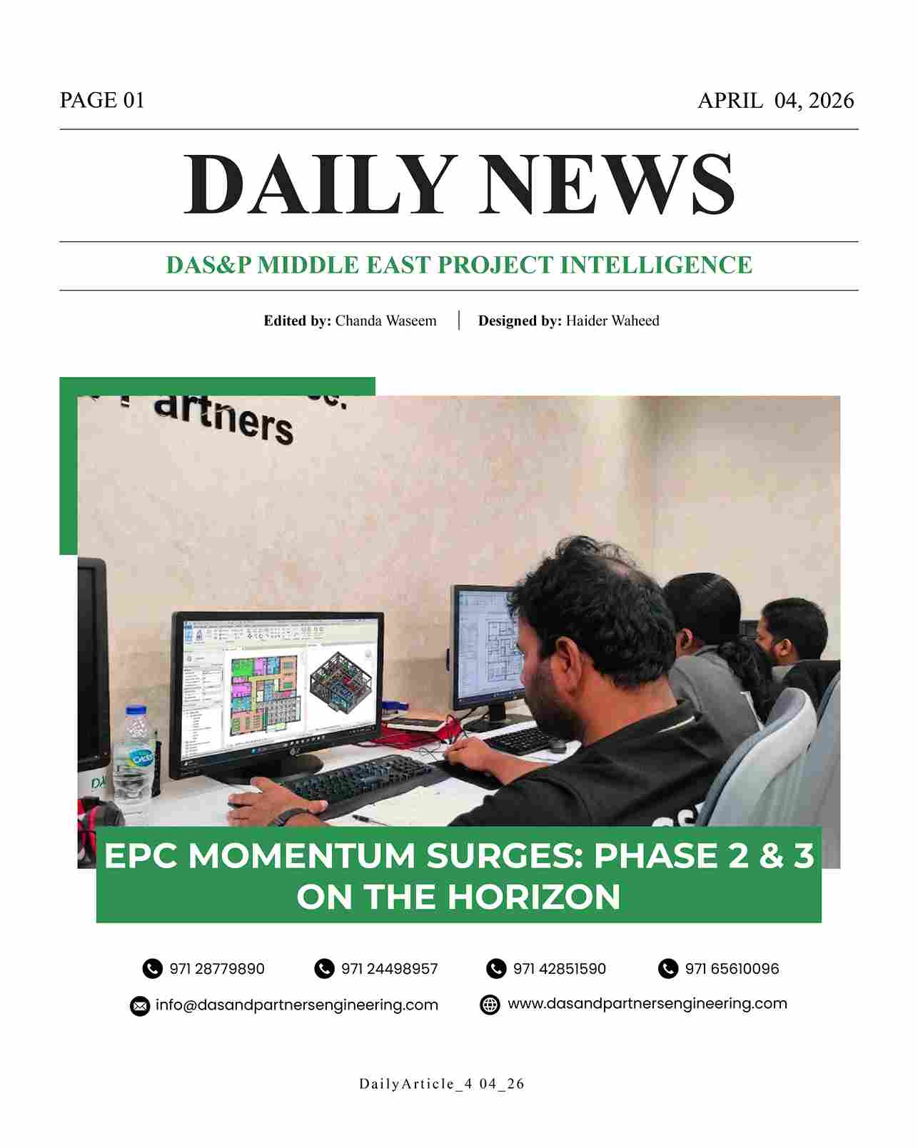 Daily News with DAS&P - 4th Apr 2026